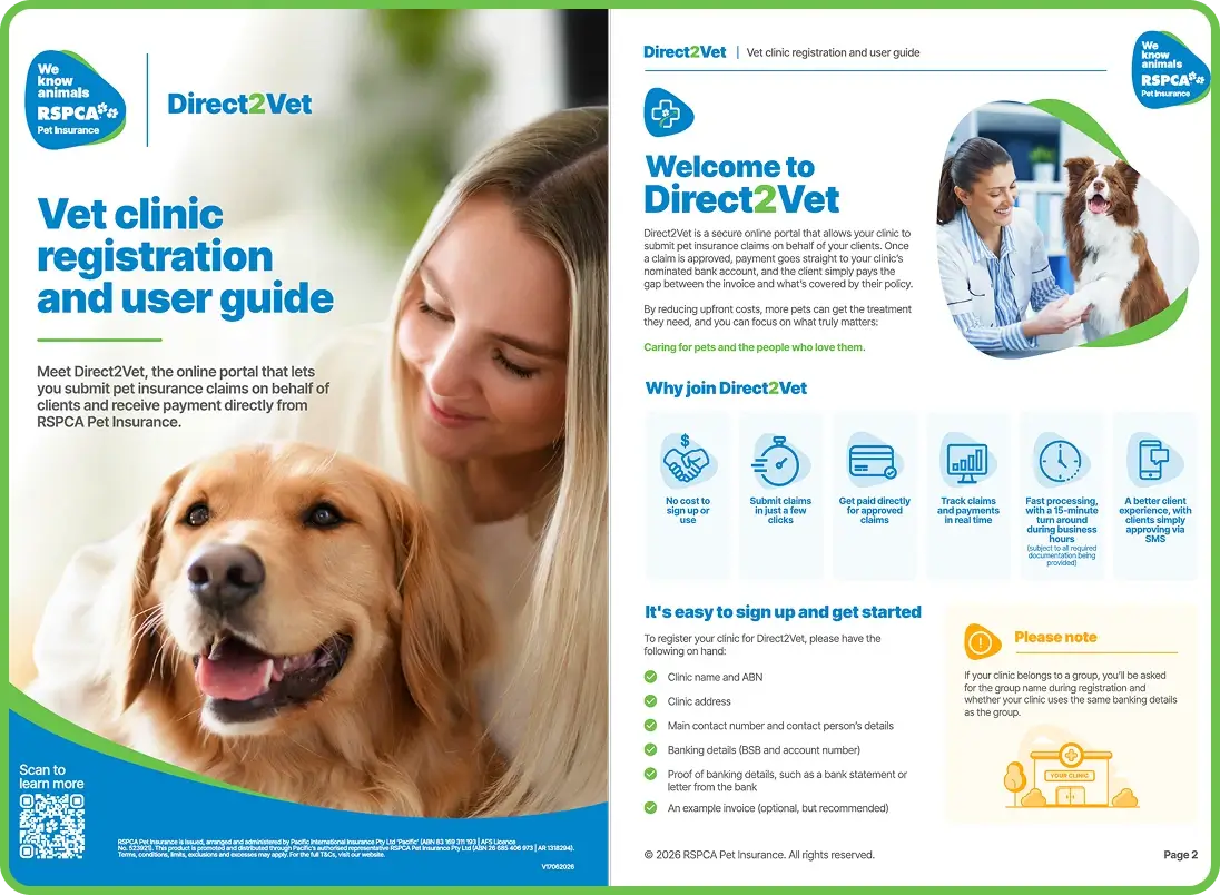 Direct2Vet Vet Clinic Registration and User Guide